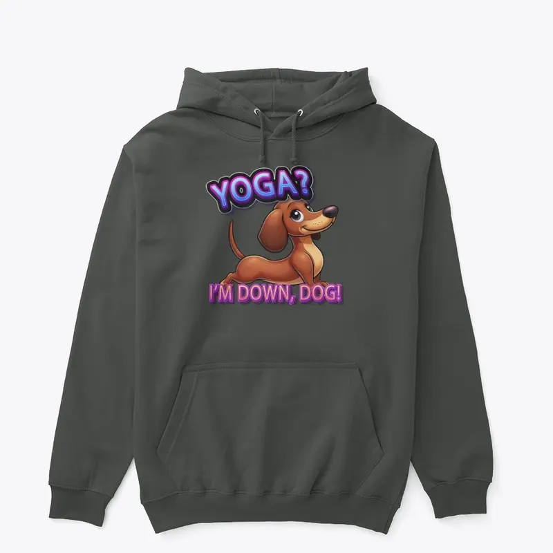 Dachshund Downward Dog Yoga Tee