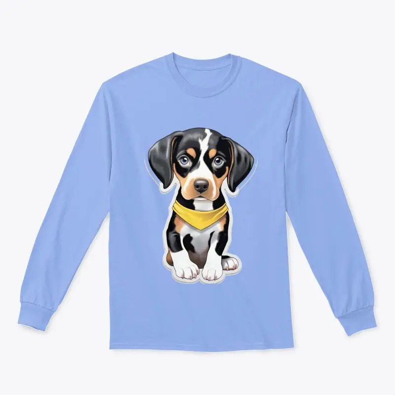 Puppy Charm Bandana Tee