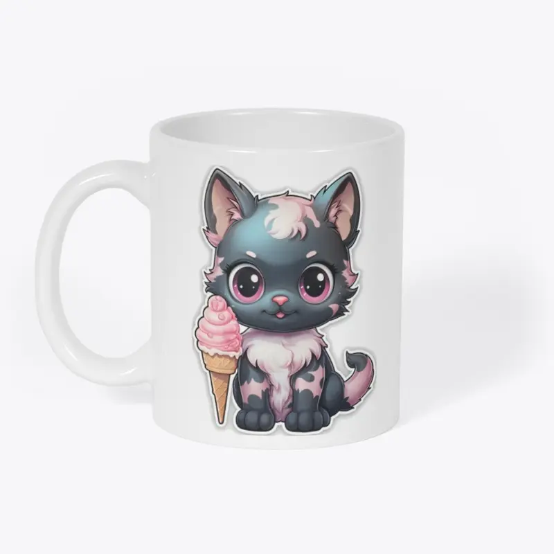 Sweet Whiskers Ice Cream Tee