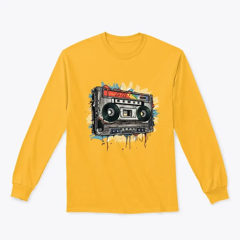 Vintage Boombox Blast Tee