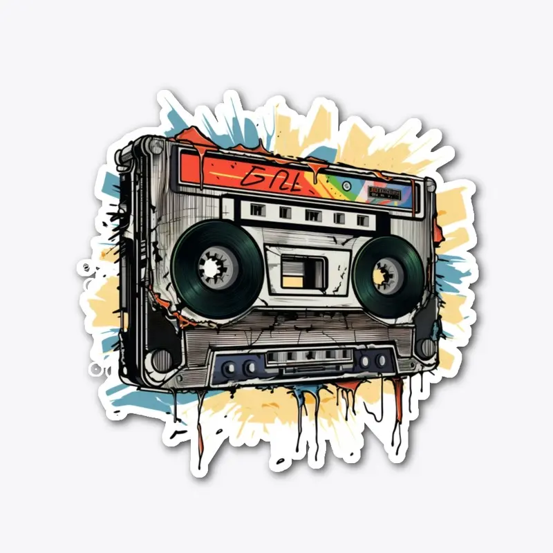 Vintage Boombox Blast Tee