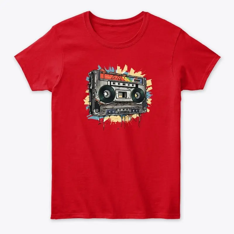 Vintage Boombox Blast Tee