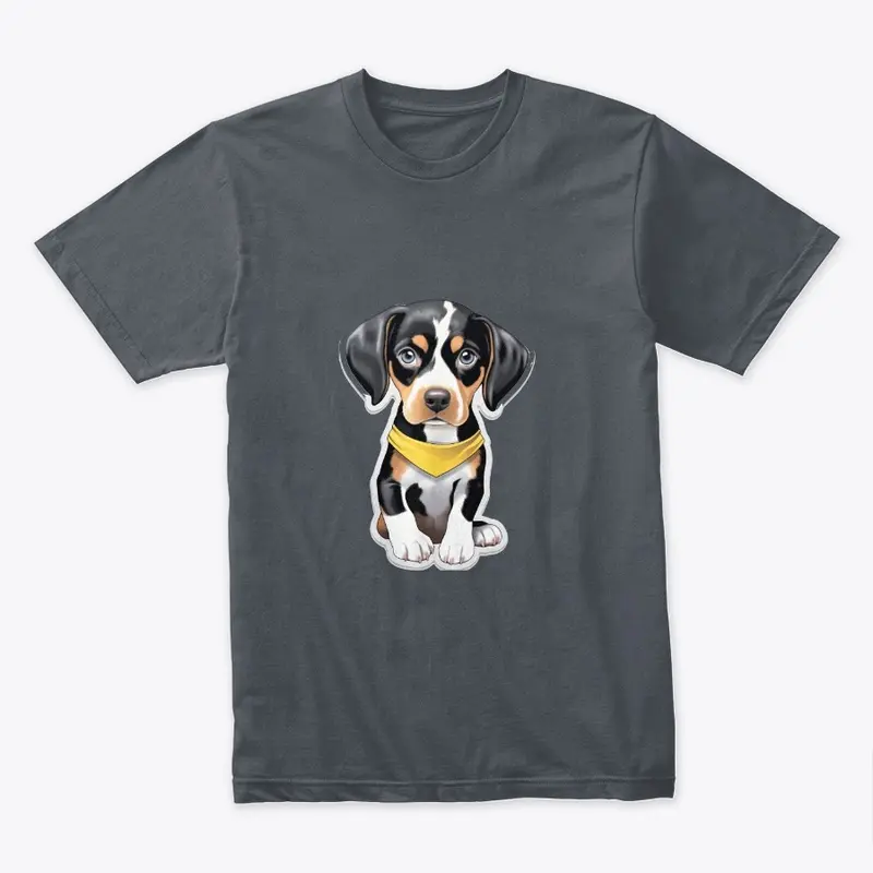 Puppy Charm Bandana Tee